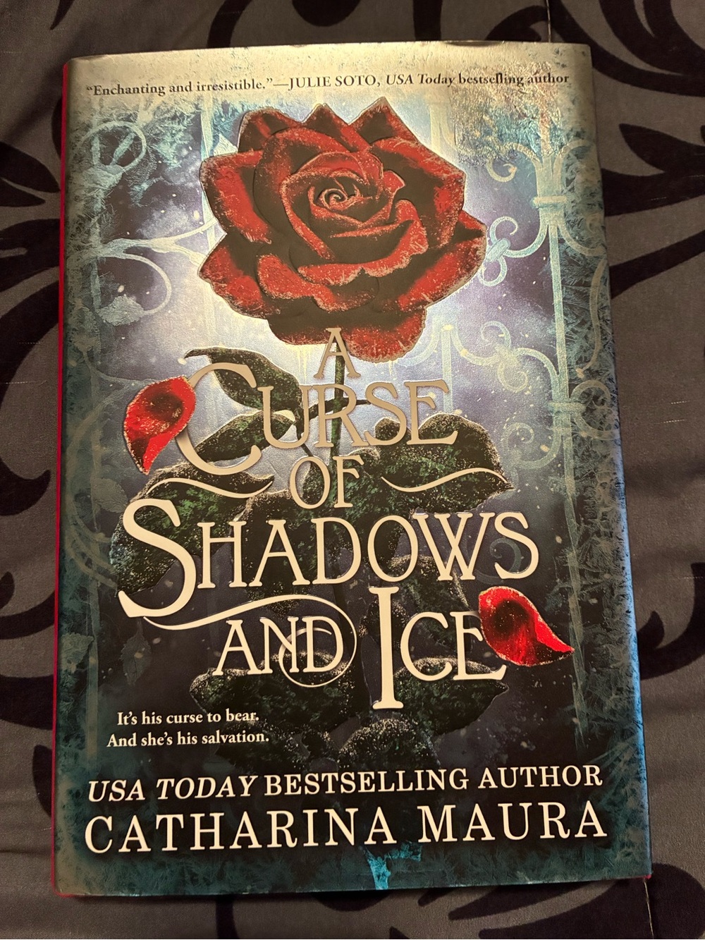 A Curse of Shadows and Ice by - Red/Black Cover by Catharine Maura